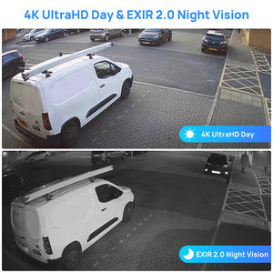 Cámara DE SEGURIDAD IP66 impermeable al aire libre 6MP <span class=keywords><strong>POE</strong></span> gran angular visión nocturna Domo CCTV CMOS, con audio bidireccional y ranura para tarjeta SD - Product Image 4