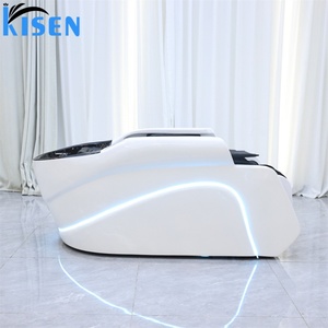 Kisen Simple Shampoo Massage <b>Bed</b> Head Spa Machine Customized Salon Table Automatic Electric Hair Wash <b>Bed</b> - Product Image 2