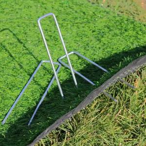 Clous de fixation pour gazon en acier galvanisé, clous en U pour jardin - Product Image 3