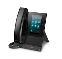 CCX400-Teléfonos de escritorio Polycom Teléfono multimedia de negocios de escritorio con auricular-Open SIP - Power Over Ethernet (POE)