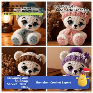 Kit de Crochet para <span class=keywords><strong>Principiantes</strong></span>, Kit de Animales <span class=keywords><strong>Amigurumi</strong></span>, Tutoriales en Video <span class=keywords><strong>Paso</strong></span> <span class=keywords><strong>a</strong></span> <span class=keywords><strong>Paso</strong></span>, Crea 3 Dinosaurios de Crochet, Hilo Ecológico - Product Image 3