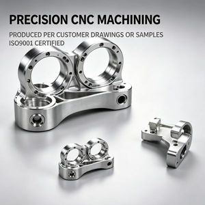 Support de fixation structurel sur mesure CNC de haute précision, assemblage de siège de roulement à double alésage usiné CNC de précision - Product Image 1
