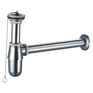 ZINCO Rifiuti Montaggio Sink Chrome Bottiglia Trappola SIFONE SIFON CON BACINO di SCARICO SET - Product Image 1