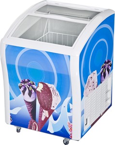 Commercial Ice Curved Glass Display Chest <b>Freezer</b> Sfcc Chest <b>Freezer</b> - Product Image 5