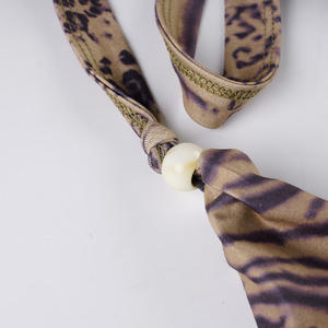 Viviblook Z316ST03 Conjunto de Dos Piezas con Estampado de Leopardo para Mujer, Top Corto con Tirantes y Escote en V Profundo, Shorts, Conjunto Sexy - Product Image 6