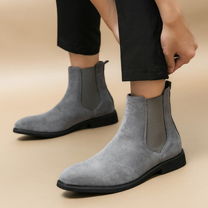 Zapatos de vestir formales para hombre, botas Chelsea, zapatos de cuero para hombre, botas Chukka Desert para hombre - Product Image 4
