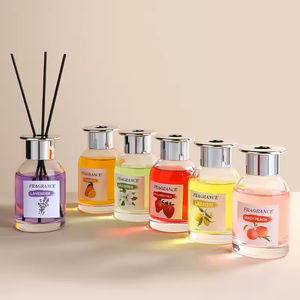 Diffuseur d'arômes fruités pour la maison, ensemble d'huiles essentielles d'aromathérapie, parfum longue durée, bâtonnets d'aromathérapie 100ml - Product Image 1