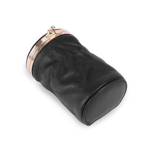 AL1031 bolsa de almacenamiento lindo maquillaje de cuero bolsas de cosméticos de lujo con espejo venta al por mayor llavero portátil de viaje Mini bolsa de lápiz labial - Product Image 4