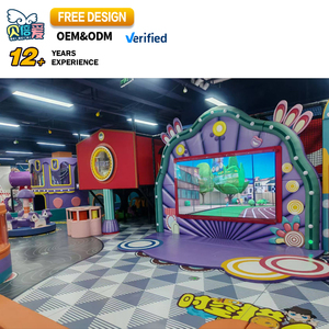 Neon Indoor Playground Commercial Soft Play Equipment con <span class=keywords><strong>juegos</strong></span> interactivos de pared de escalada <span class=keywords><strong>para</strong></span> niños - Product Image 3