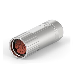 Connecteur à vis circulaire pour câble-câble, taille de boîtier 23, alliage de zinc PBT GF, 3000 Ohms, modèle BSTA082NN00480235000 - Product Image 3