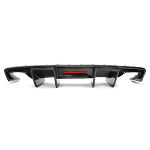 Per <span class=keywords><strong>Audi</strong></span> <span class=keywords><strong>A4</strong></span> S4 B8.5 <span class=keywords><strong>Sline</strong></span> 2013-2016 Diffusore Paraurti in Vera Fibra di Carbonio con Luci LED, Finitura Lucida, Protezione UV, Montaggio a Vite, Nuovo - Product Image 1