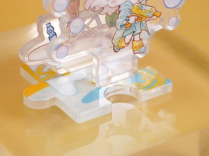 Support en acrylique OEM/ODM <span class=keywords><strong>Danganronpa</strong></span> Chibi – Ensemble de figurines en acrylique Nagito, Hajime, Chiaki – Décoration Scène de Plage - Product Image 4