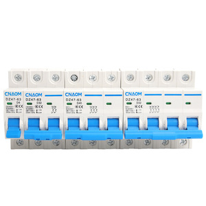 Disjoncteur miniature Cnaom Dz47-63 40A 400V 50Hz triphasé avec indicateur visuel pour usage domestique - Product Image 3