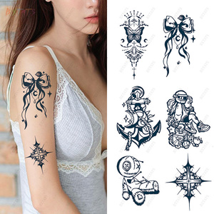 Nouveau design 2025 – Autocollant de tatouage semi-permanent à l'encre de jus, imperméable et résistant à la transpiration, longue durée (2 semaines), vente en gros et personnalisation - Product Image 3