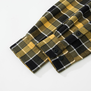 Chaqueta de Franela a Cuadros para Hombre, Gruesa, 100% Algodón, Cortavientos, Cálida, Acolchada, Informal, para Invierno - Product Image 3