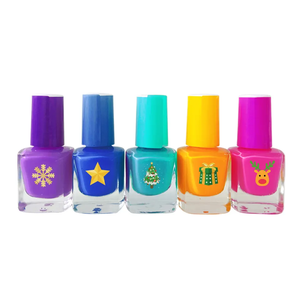 Jeu <span class=keywords><strong>de</strong></span> cosmétiques bricolage personnalisé <span class=keywords><strong>pour</strong></span> <span class=keywords><strong>filles</strong></span>, jouets <span class=keywords><strong>de</strong></span> <span class=keywords><strong>salon</strong></span> <span class=keywords><strong>de</strong></span> <span class=keywords><strong>manucure</strong></span>, ensemble <span class=keywords><strong>de</strong></span> vernis à ongles 5 couleurs <span class=keywords><strong>pour</strong></span> enfants - Product Image 4