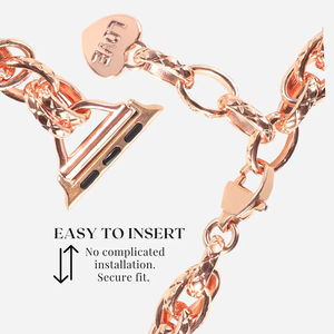 Bracelet de montre Lionorm en forme de cœur pour <span class=keywords><strong>Apple</strong></span> <span class=keywords><strong>Watch</strong></span> Series 11 10 9 8 7 6 38 mm 42 mm, bracelet de remplacement de luxe pour femmes - Product Image 2