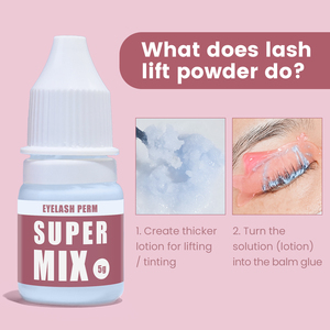 Polvo Fijador para Lifting de Pestañas Lomansa, Solución Super Mix Coreana para Lifting de Pestañas con Queratina, Potenciador de Viscosidad para Salón, Hogar y Uso Personal - Product Image 2