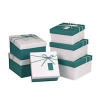 Boîte-cadeau personnalisée de qualité supérieure pour chocolats, boîte à dessert en papier avec séparateurs