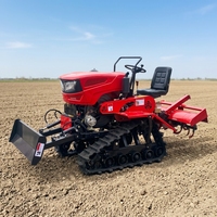 Traktor Mini Crawler Kultivator Kebun Pertanian Termurah Bertenaga Diesel 25hp 35hp 50hp