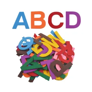 Adhesivo fieltro alfabeto letras pegatinas formas fieltro tela DIY móvil tablón de anuncios alfabeto parches ortografía juego de palabras