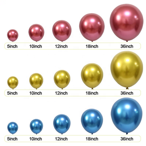12 pouces Métal Perle Latex Ballons Épais Chrome Métallique Ballons Globos Décoration De Fête D'anniversaire - Product Image 2