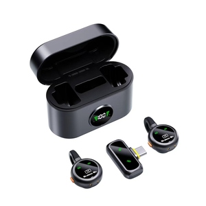 Latest QY90 Wireless Lavalier Microphone Type C Hands-Free <strong>Reporting</strong> for Phone Interviews <strong>Street</strong> Walks Lapel Microphone - Product Image 2
