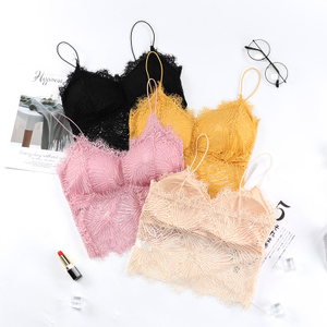 Soutien-gorge de sport petite écharpe en dentelle tricot de poitrine pour femmes matures soutien-gorge sexy pour femmes usine de sous-vêtements - Product Image 4