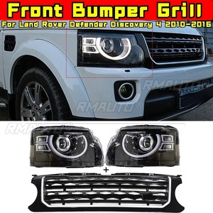 Parrilla Delantera para Auto, Rejilla para Parachoques, Faro Dinámico, Kit de Carrocería para Land Rover Defender Discovery 4 2010-2016, Accesorios para Auto - Product Image 2