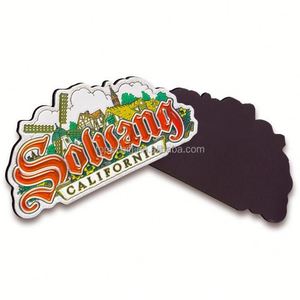 Custom Printing Mix Cities America Refrigerator Foil Logo Flexible Souvenirs <b>Fridge</b> Magnet - Product Image 2