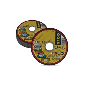 Disco da taglio multiuso per oro 115x1.6x22.23mm per metallo, legno, plastica, piastrelle, alluminio, smerigliatrice angolare - Product Image 1