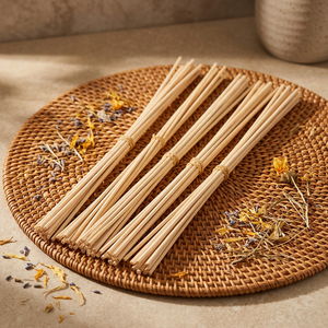 Bâtonnets diffuseurs en roseau naturel de qualité A, 3 mm x 20 cm, pour diffuseur d'arômes - Product Image 3