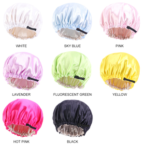 <span class=keywords><strong>Bonnet</strong></span> <span class=keywords><strong>de</strong></span> <span class=keywords><strong>Nuit</strong></span> pour Enfants Vente en Gros Logo Personnalisé Bonnets Réglables pour Enfants Doublés en Satin Double Couche <span class=keywords><strong>Bonnet</strong></span> pour Bébé avec Cordon <span class=keywords><strong>de</strong></span> Serrage - Product Image 2