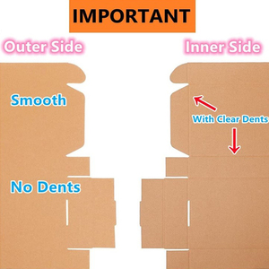 In đồng bằng nhỏ màu nâu kraft carton sóng bưu kiện bưu phẩm hộp Desgin gửi thư hộp vận chuyển công cụ bao bì hộp giấy - Product Image 5