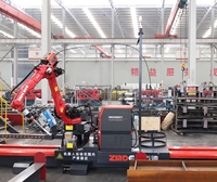 ZMDE Nouvelle machine de soudage MIG industrielle automatique à six axes, manipulateur, bras robotique, haute efficacité, haute vitesse pour poutres en acier