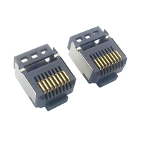 Conector Modular Coorle RJ45 8p8c Blindado y Chapado en Oro para Cat5e STP SFTP Starlink V3 GEN3 Hecho en Dongguan