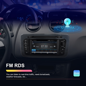 <span class=keywords><strong>Radio</strong></span> estéreo para coche Podofo de doble Din Android 6,2 pulgadas 1 + 32GB GPS/WiFi/BT/FM/RDS para Seat 2009-2013 Auto Electronics Autoradio OEM - Product Image 3