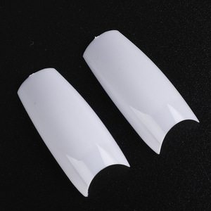 Lot de 500 <span class=keywords><strong>faux</strong></span> <span class=keywords><strong>ongles</strong></span> en forme de C, naturels, pour salon, à presser, pour nail art - Product Image 3