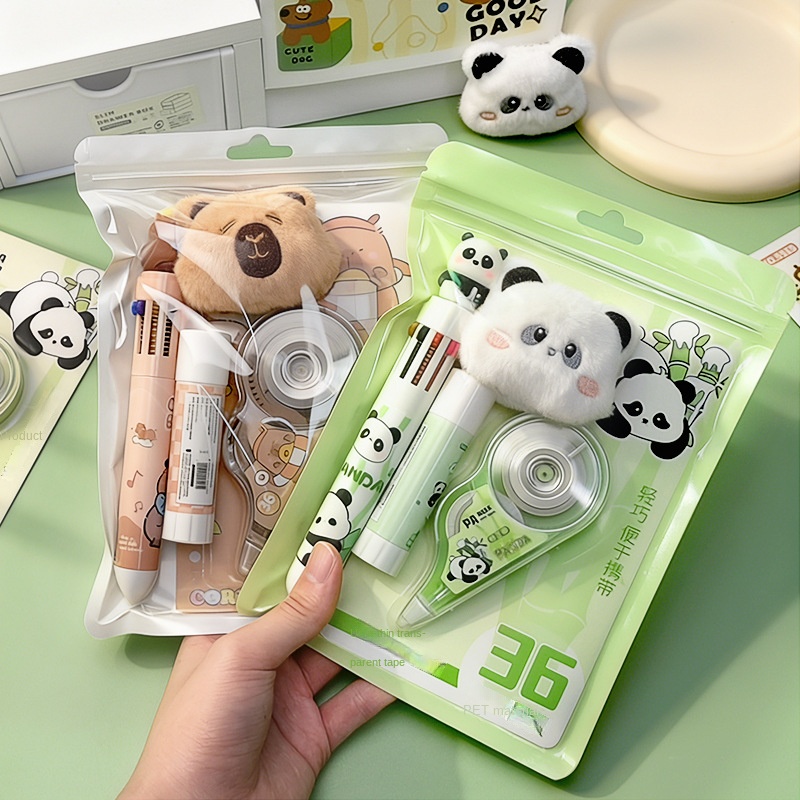 Capybara Pencil Case, Capybara School Supplies Clear Brown Pencil Case, Large Capacity Multi