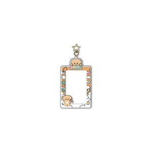 Porte-clés <span class=keywords><strong>en</strong></span> acrylique Kpop <span class=keywords><strong>en</strong></span> gros, mignon, motif dessin animé, étui pour cartes pop-up, porte-clés pour photocartes - Product Image 4