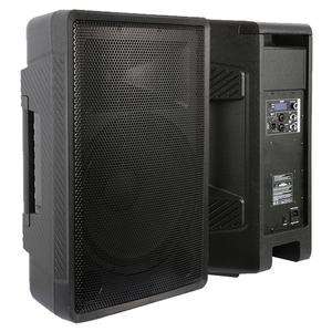 Precision Pro Audio CBE15D3 15 pouces, haut-parleur de fête karaoké portable actif, boîte de haut-parleurs amplificateurs alimentés professionnels - Product Image 1