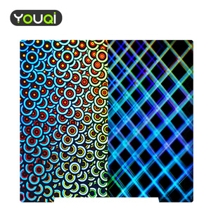 Impresora 3D YouQi 241x253,8mm H1H Placa de construcción Hoja flexible de doble cara Cama de impresión extraíble para <span class=keywords><strong>Prusa</strong></span> I3 <span class=keywords><strong>MK3S</strong></span> - Product Image 1