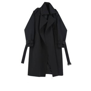 Trench-coat mi-long pour <span class=keywords><strong>femme</strong></span> Manteau ample printemps et automne - Product Image 3