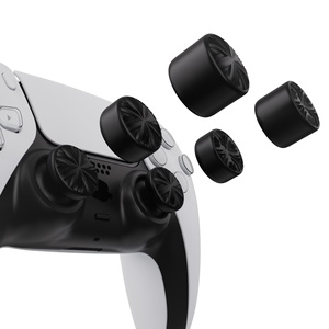 PlayVital Black Ergonomic Analog Stick Grip Joystick Thumbstick Cover pour PS5, PS4, Xbox, Switch Pro Controller - Product Image 1