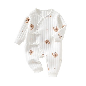 Combinaison en coton pour bébé nouveau-né, sous-vêtements thermiques épais, unisexe, automne-hiver - Product Image 5
