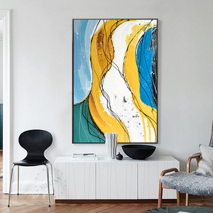 <span class=keywords><strong>Origen</strong></span> abstracto de gran arte hecho a mano de oro aceite de árbol de pintura oro arte de pintura decoración Interior - Product Image 5