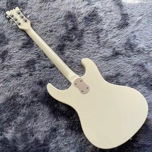 Custom 1965 <span class=keywords><strong>Ventures</strong></span> Johnny Ramone Mark II กีตาร์ไฟฟ้าสีขาวจุดคอเล็ก - Product Image 4