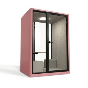 Cabina Acústica Portátil de Ensamblaje Rápido, Moderna, Insonorizada, para Oficina, Cabina Privada para Reuniones, Cabina Telefónica Silenciosa, de <span class=keywords><strong>Aluminio</strong></span> de Precisión - Product Image 1