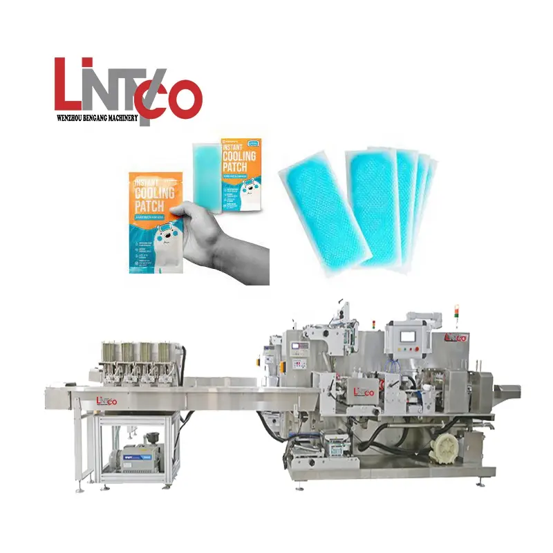 LINTYCO BG400 menstrual pain relief patch whitening teeth strips hydrocolloid patches package wrapping packing machine