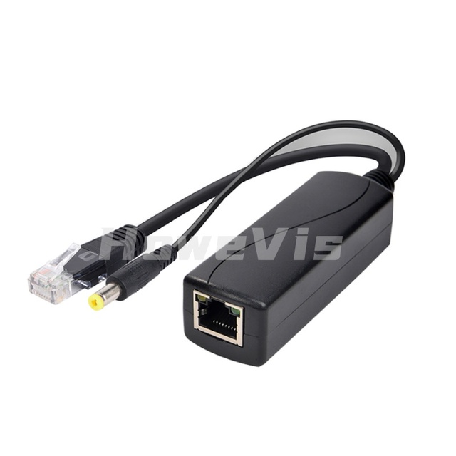 HoweVis Wholesale Poe 12v 802.3af Splitter Active Power Over Ethernet Adapter